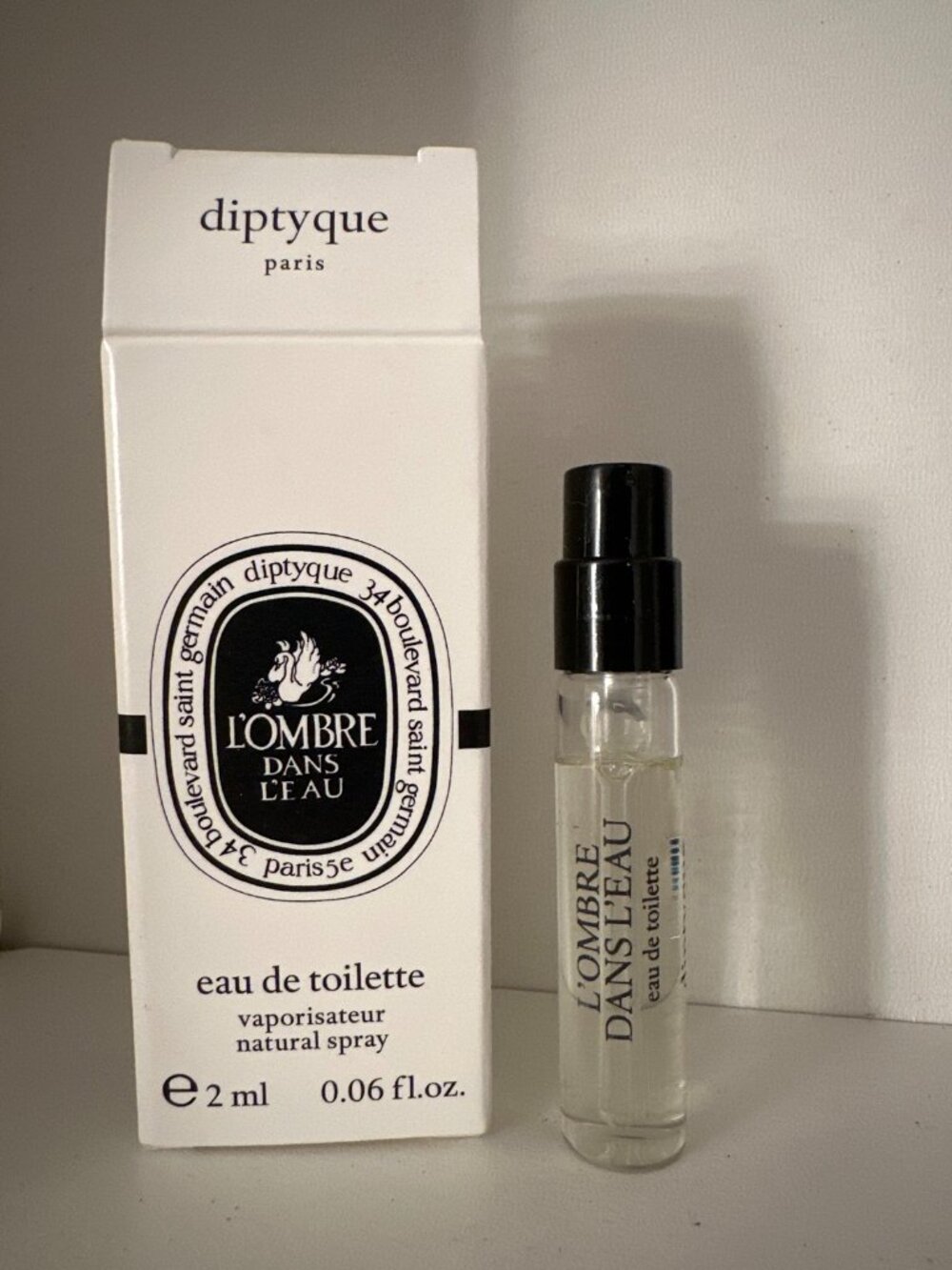 Diptyque L'Ombre Dans L'Eau Eau de Toilette 2ml Sample